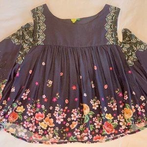 FARM Rio cold shoulder top